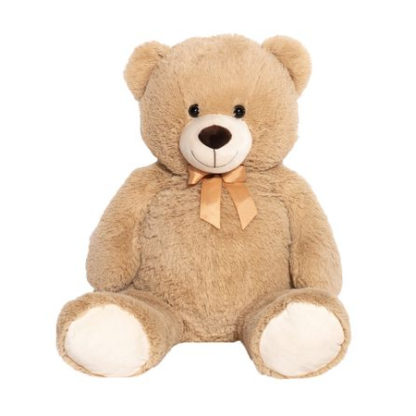 XXL méretű Teddy medve tetszetős masnival.