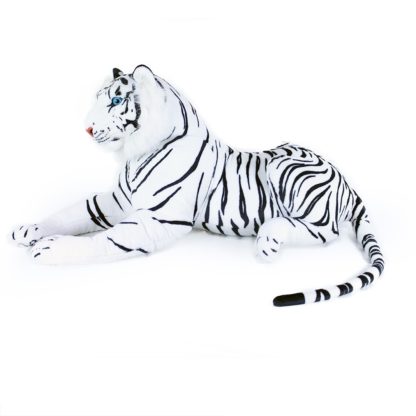 Óriás plüss fehér tigris 90 cm
