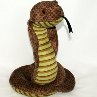 Élethű plüss kobra 30 cm