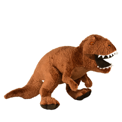 Tyrannosaurus rex plüssjáték barna színű