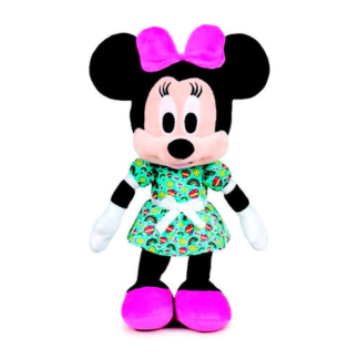 Disney plüssfigura Minnie zöld ruhában 30 cm