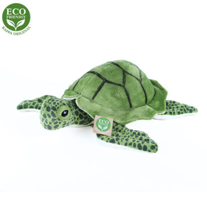 Élethű zöld tengeri teknős plüssállat