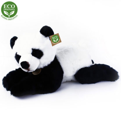 Nagy fekvő plüss panda 45 cm