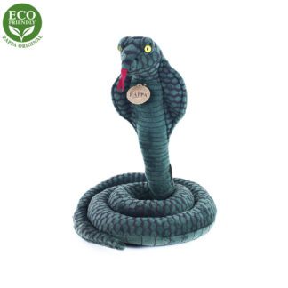 Pápaszemes kobra plüss kígyó 178 cm