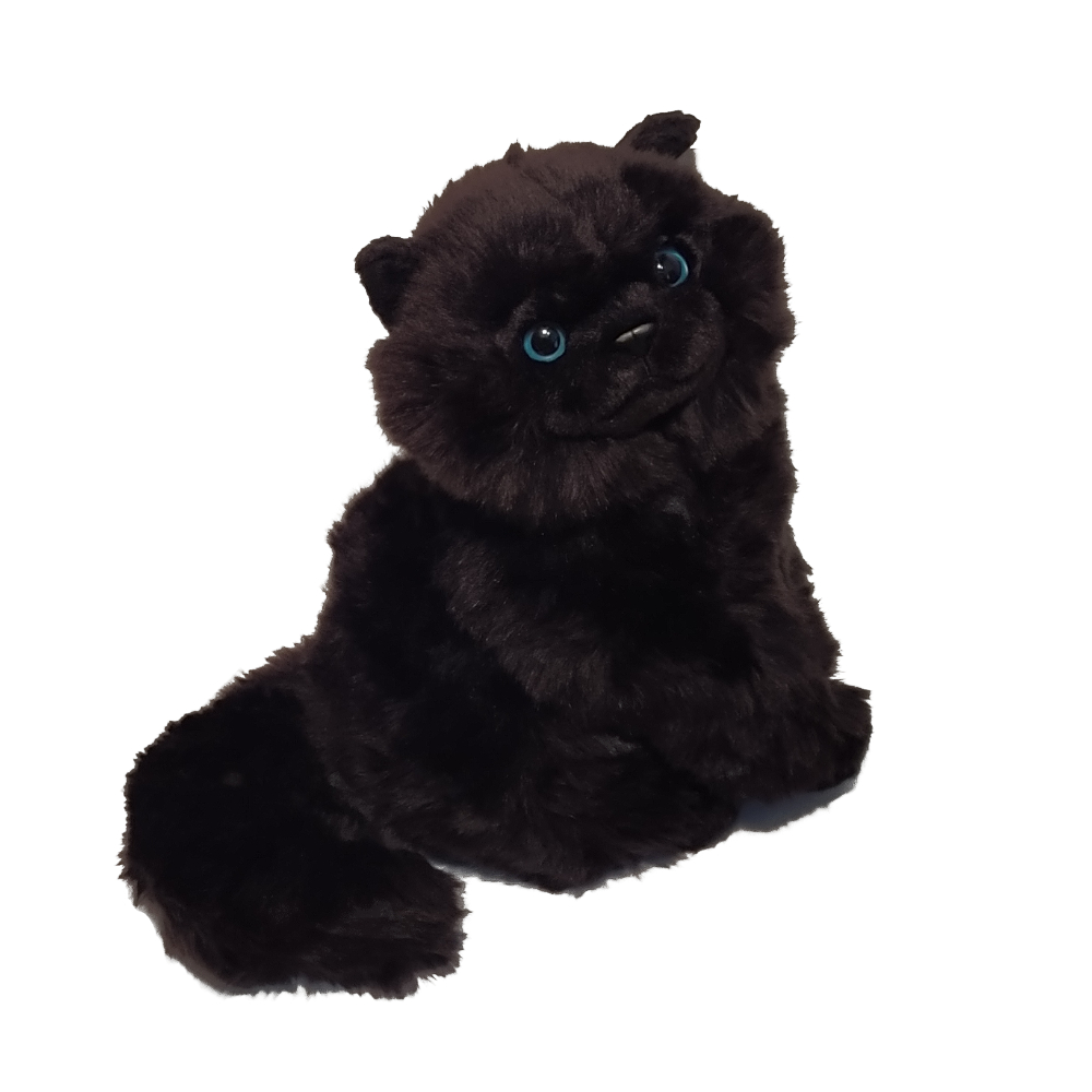 Minőségi fekete macska plüssállat az UNI-TOYS-tól