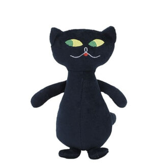Lukrécia fekete plüss cica a Frakk rajzfilmből